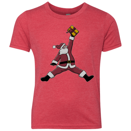 T-Shirts Vintage Red / YXS Air Santa Youth Triblend T-Shirt
