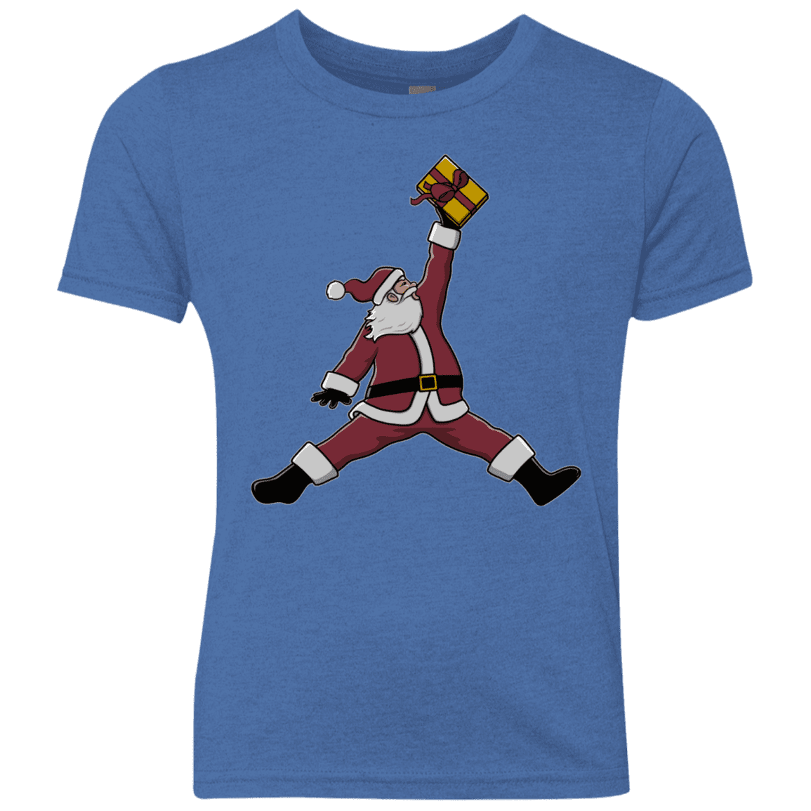 T-Shirts Vintage Royal / YXS Air Santa Youth Triblend T-Shirt