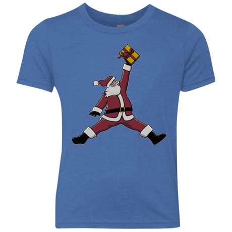 T-Shirts Vintage Royal / YXS Air Santa Youth Triblend T-Shirt