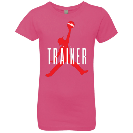 T-Shirts Hot Pink / YXS Air Trainer Girls Premium T-Shirt