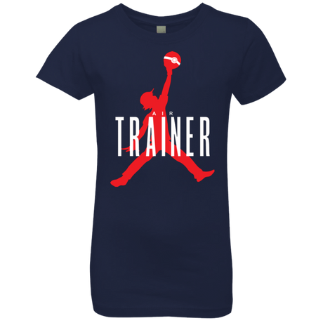 T-Shirts Midnight Navy / YXS Air Trainer Girls Premium T-Shirt