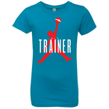 T-Shirts Turquoise / YXS Air Trainer Girls Premium T-Shirt