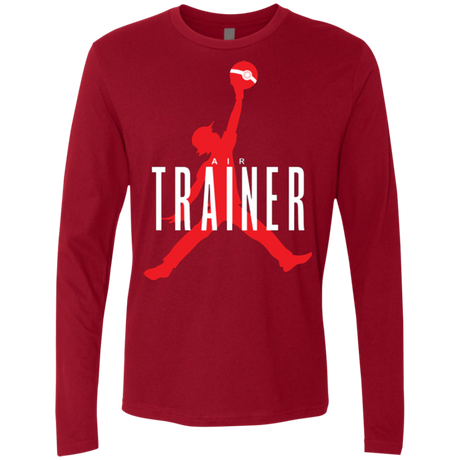 T-Shirts Cardinal / Small Air Trainer Men's Premium Long Sleeve