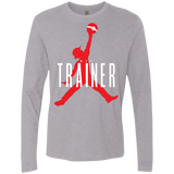 T-Shirts Heather Grey / Small Air Trainer Men's Premium Long Sleeve