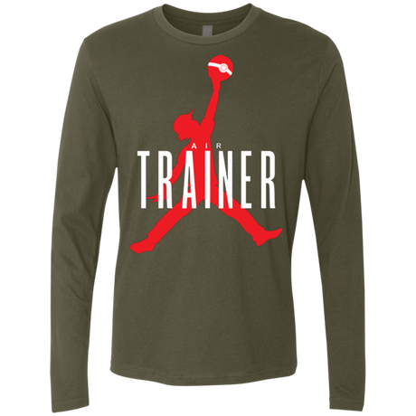T-Shirts Military Green / Small Air Trainer Men's Premium Long Sleeve