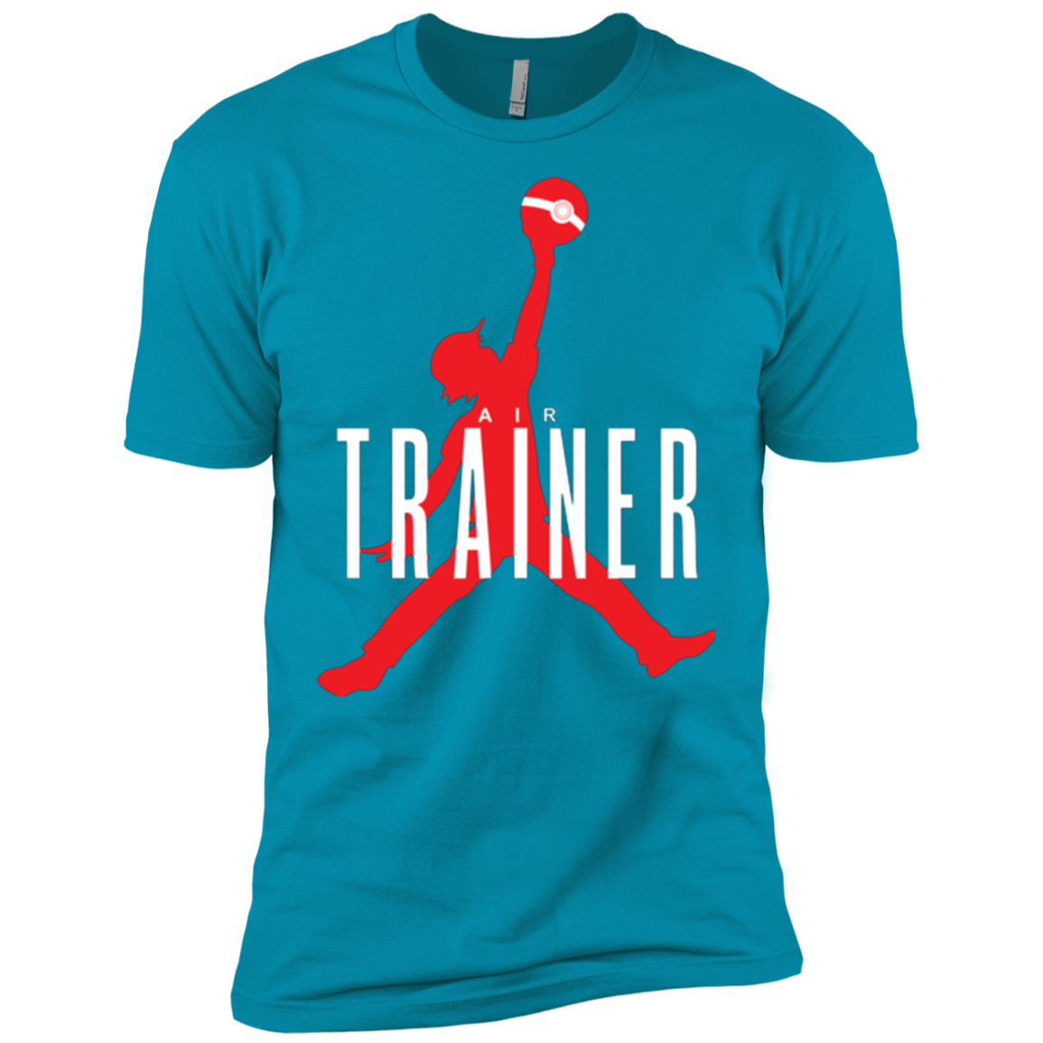 T-Shirts Turquoise / X-Small Air Trainer Men's Premium T-Shirt