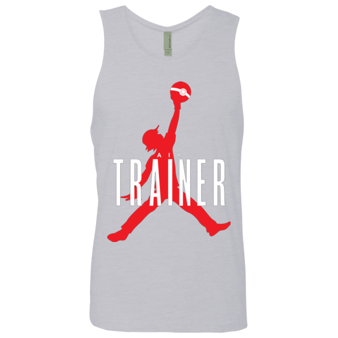 T-Shirts Heather Grey / Small Air Trainer Men's Premium Tank Top