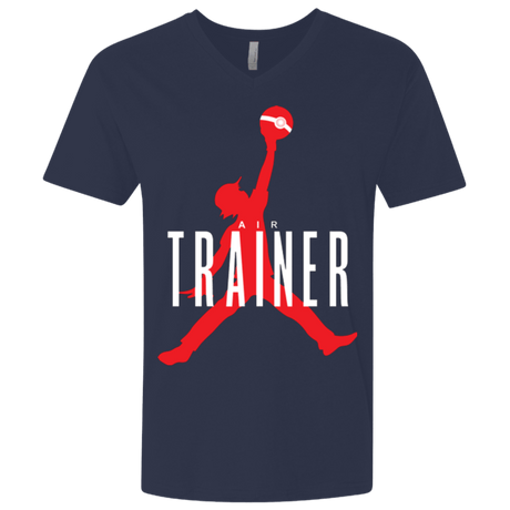 T-Shirts Midnight Navy / X-Small Air Trainer Men's Premium V-Neck