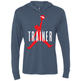 T-Shirts Indigo / X-Small Air Trainer Triblend Long Sleeve Hoodie Tee