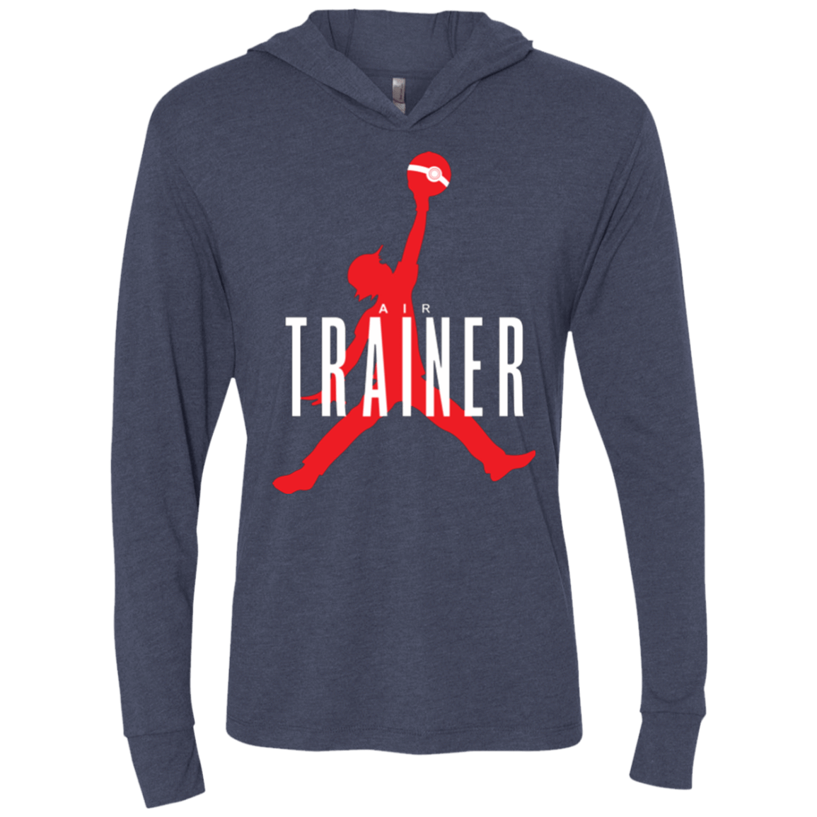 T-Shirts Vintage Navy / X-Small Air Trainer Triblend Long Sleeve Hoodie Tee