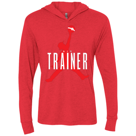 T-Shirts Vintage Red / X-Small Air Trainer Triblend Long Sleeve Hoodie Tee