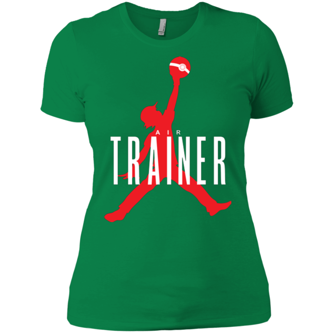 T-Shirts Kelly Green / X-Small Air Trainer Women's Premium T-Shirt