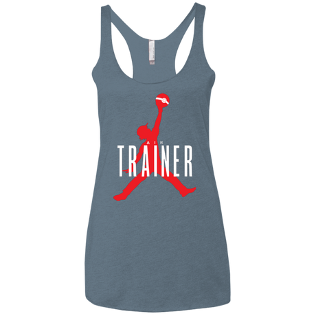 T-Shirts Indigo / X-Small Air Trainer Women's Triblend Racerback Tank