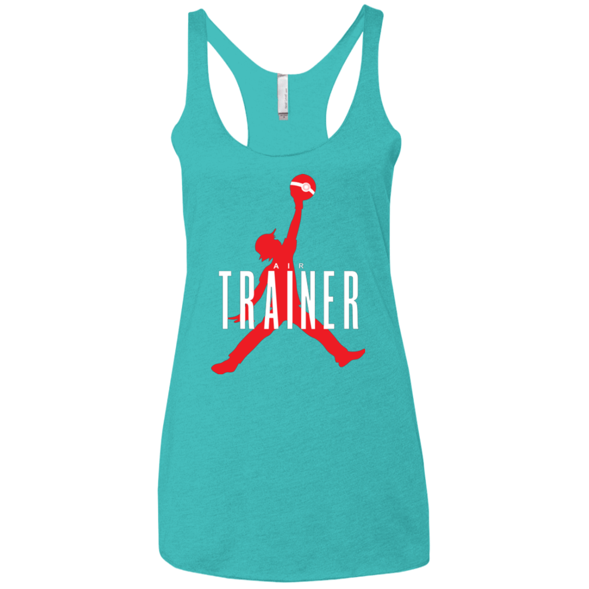 T-Shirts Tahiti Blue / X-Small Air Trainer Women's Triblend Racerback Tank