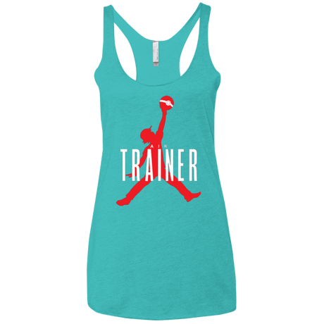 T-Shirts Tahiti Blue / X-Small Air Trainer Women's Triblend Racerback Tank