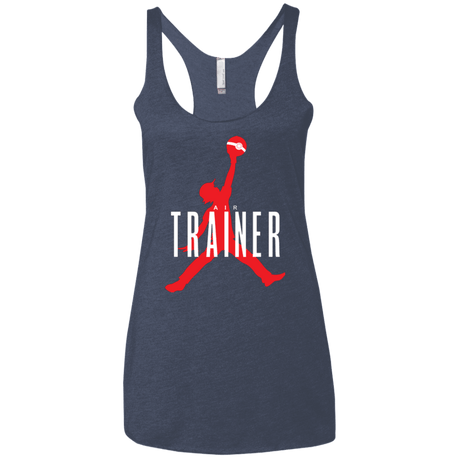 T-Shirts Vintage Navy / X-Small Air Trainer Women's Triblend Racerback Tank