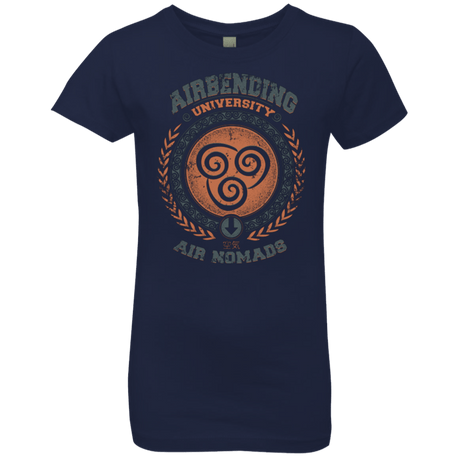 T-Shirts Midnight Navy / YXS Airbending University Girls Premium T-Shirt