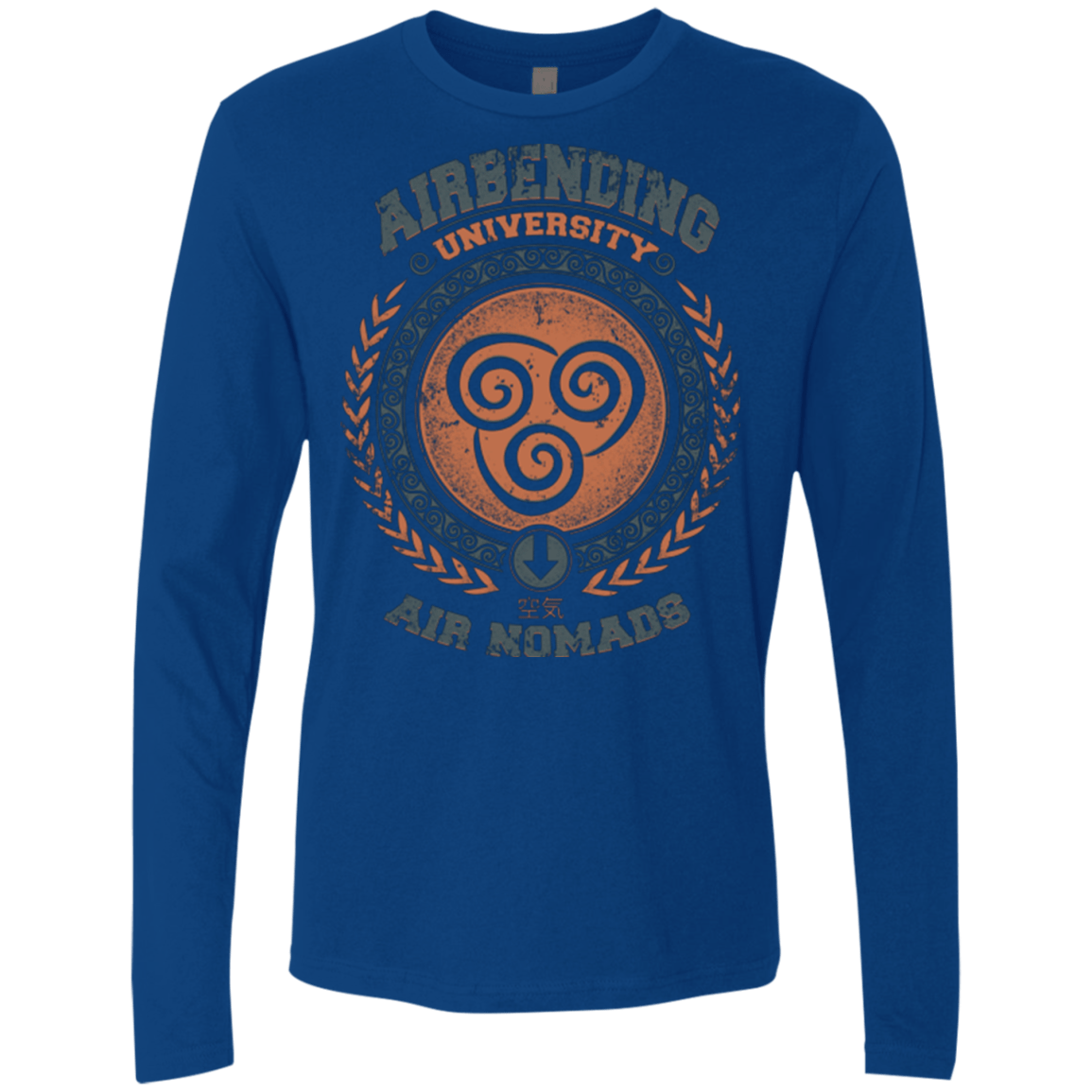 T-Shirts Royal / Small Airbending University Men's Premium Long Sleeve