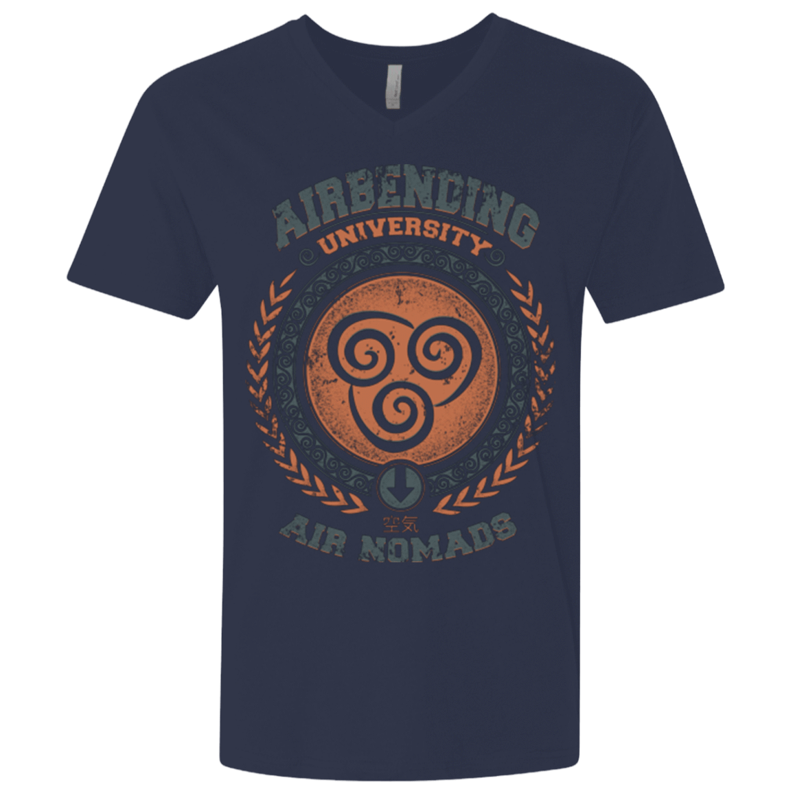 T-Shirts Midnight Navy / X-Small Airbending University Men's Premium V-Neck
