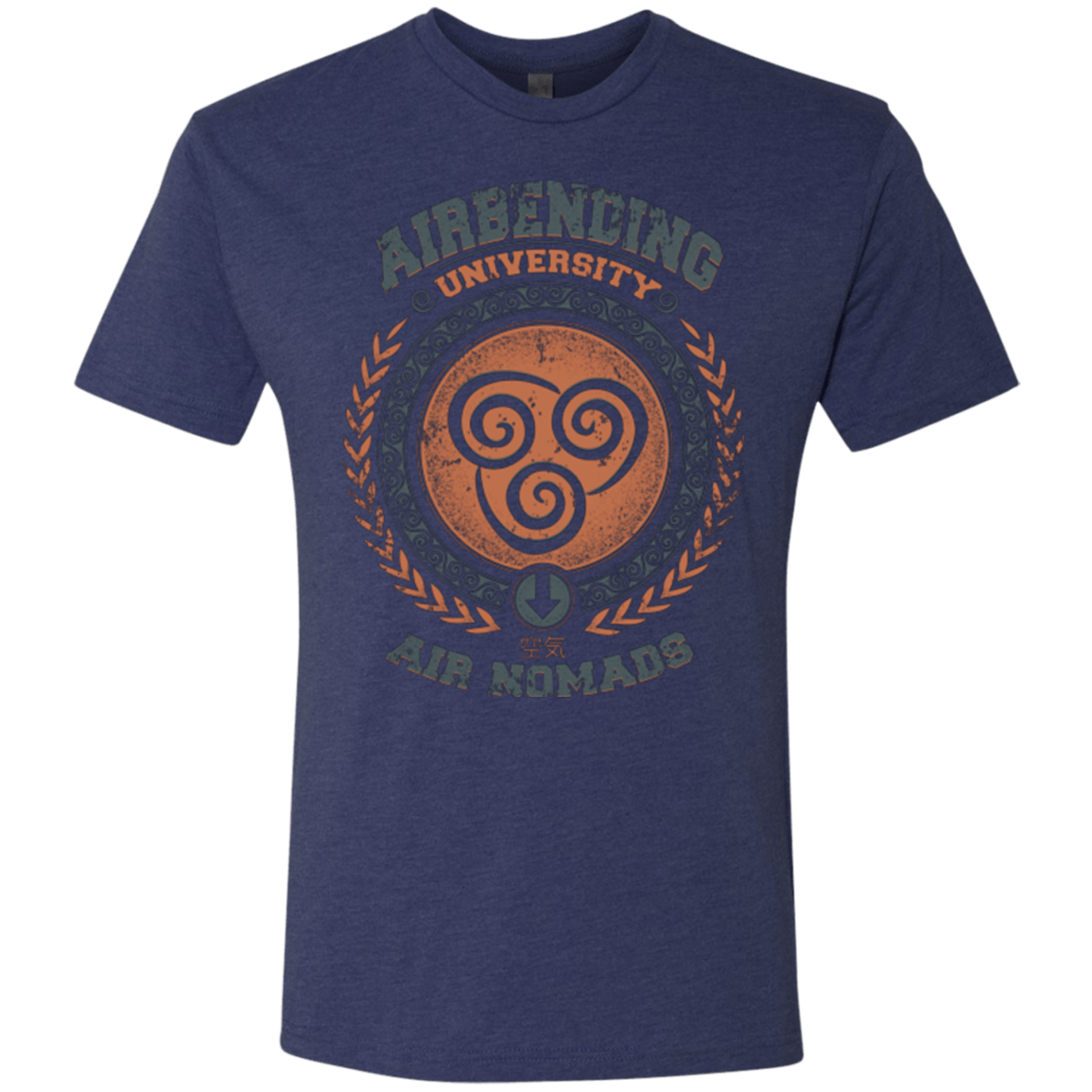 T-Shirts Vintage Navy / Small Airbending University Men's Triblend T-Shirt
