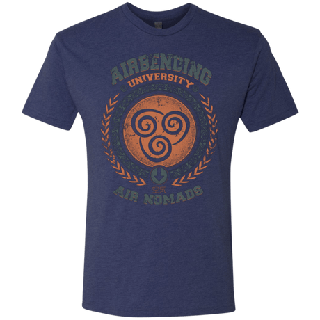 T-Shirts Vintage Navy / Small Airbending University Men's Triblend T-Shirt