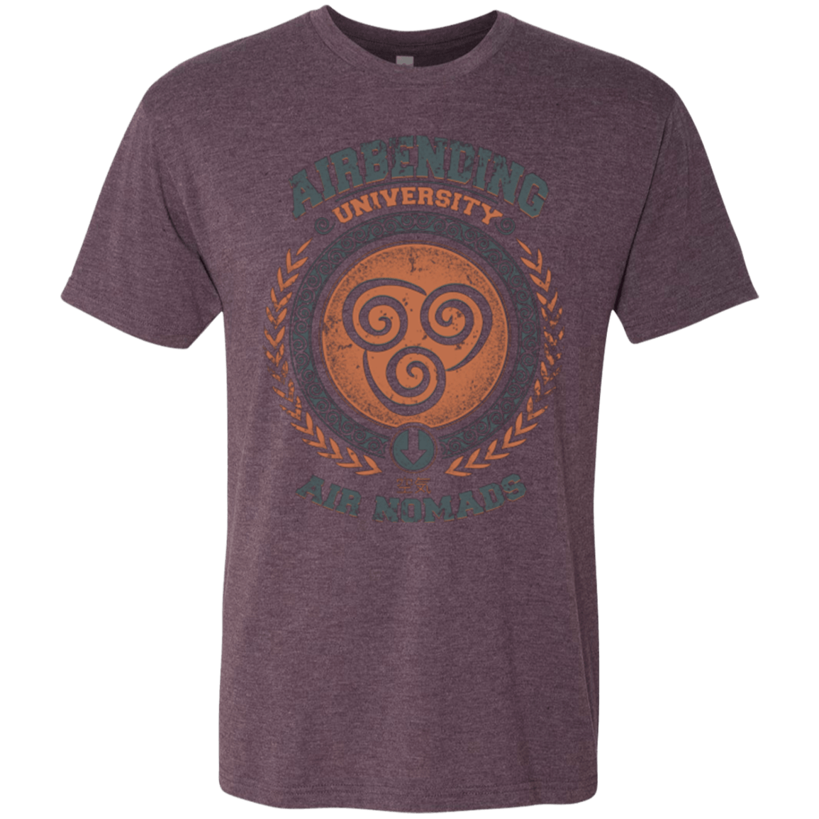 T-Shirts Vintage Purple / Small Airbending University Men's Triblend T-Shirt