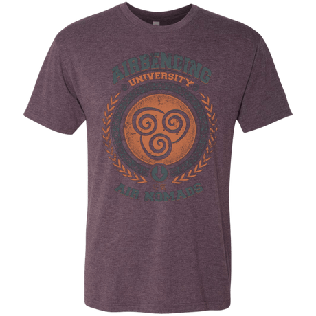 T-Shirts Vintage Purple / Small Airbending University Men's Triblend T-Shirt