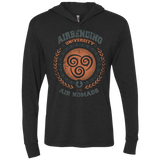 T-Shirts Vintage Black / X-Small Airbending University Triblend Long Sleeve Hoodie Tee