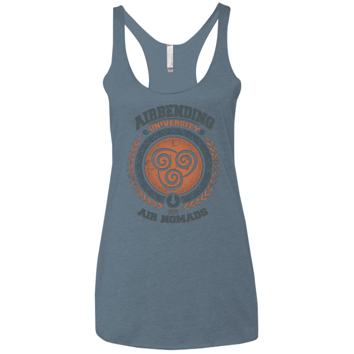 T-Shirts Indigo / X-Small Airbending University Women's Triblend Racerback Tank