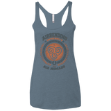 T-Shirts Indigo / X-Small Airbending University Women's Triblend Racerback Tank