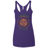 T-Shirts Purple / X-Small Airbending University Women's Triblend Racerback Tank