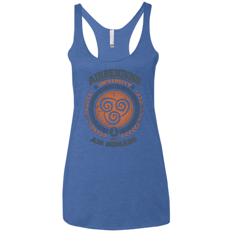 T-Shirts Vintage Royal / X-Small Airbending University Women's Triblend Racerback Tank