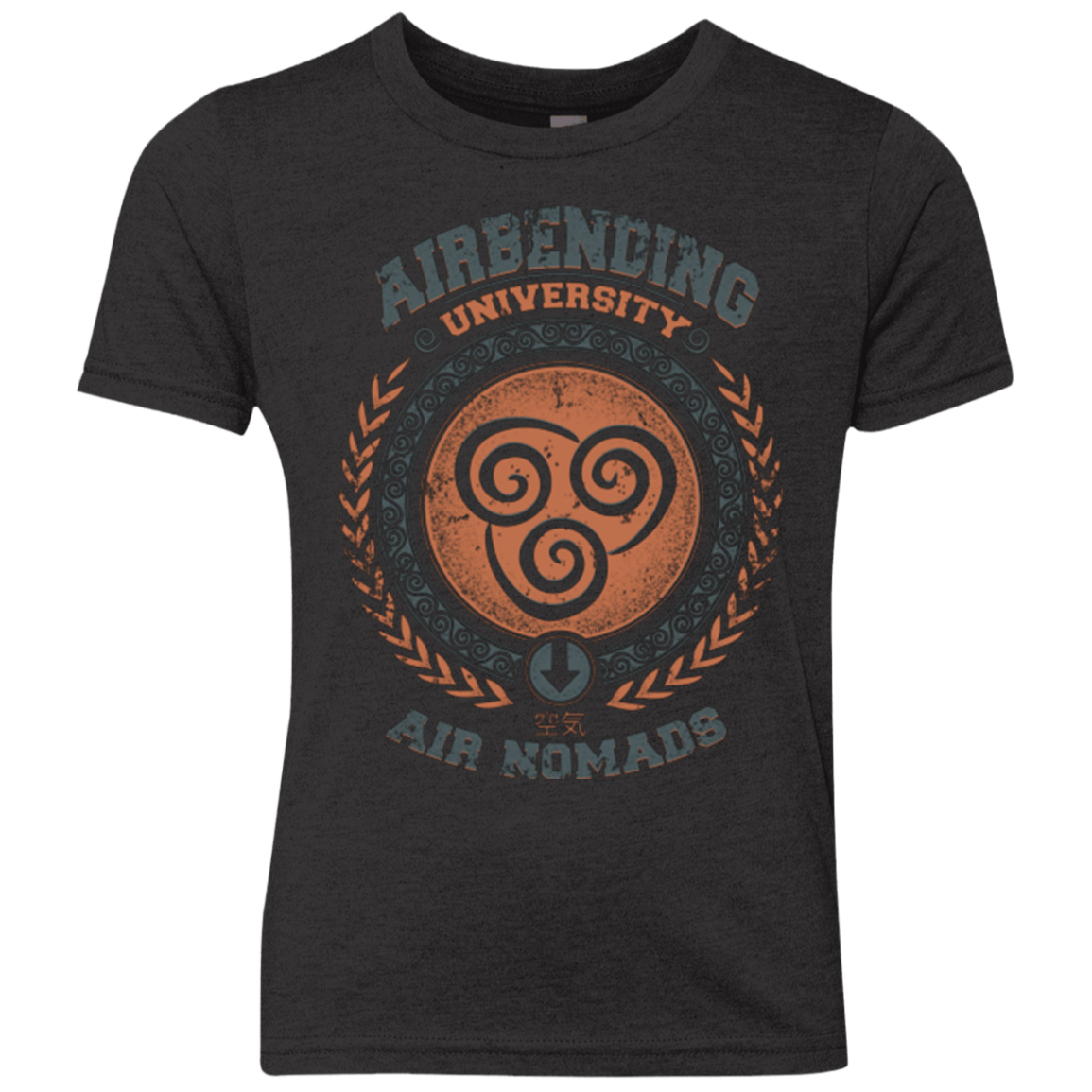 T-Shirts Vintage Black / YXS Airbending University Youth Triblend T-Shirt