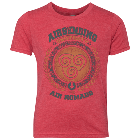 T-Shirts Vintage Red / YXS Airbending University Youth Triblend T-Shirt