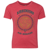 T-Shirts Vintage Red / YXS Airbending University Youth Triblend T-Shirt