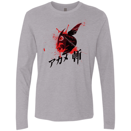 T-Shirts Heather Grey / S Akame Men's Premium Long Sleeve