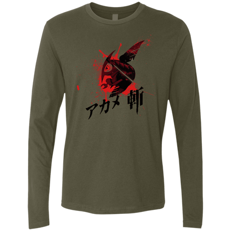 T-Shirts Military Green / S Akame Men's Premium Long Sleeve