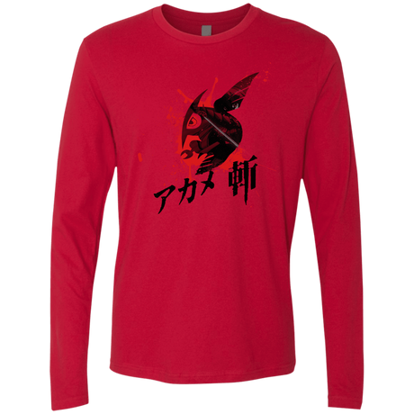 T-Shirts Red / S Akame Men's Premium Long Sleeve