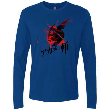 T-Shirts Royal / S Akame Men's Premium Long Sleeve
