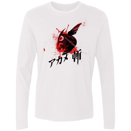 T-Shirts White / S Akame Men's Premium Long Sleeve
