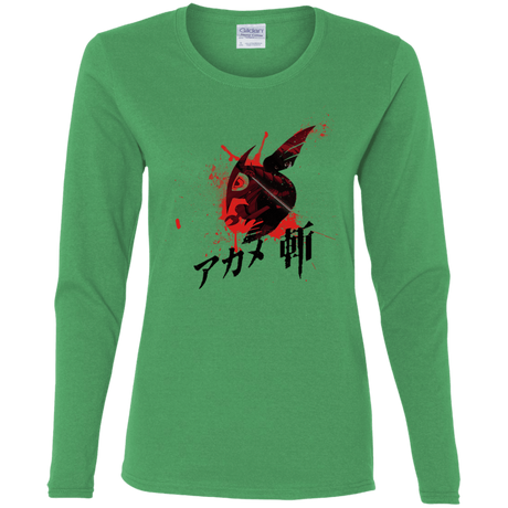 T-Shirts Irish Green / S Akame Women's Long Sleeve T-Shirt