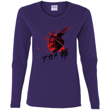 T-Shirts Purple / S Akame Women's Long Sleeve T-Shirt