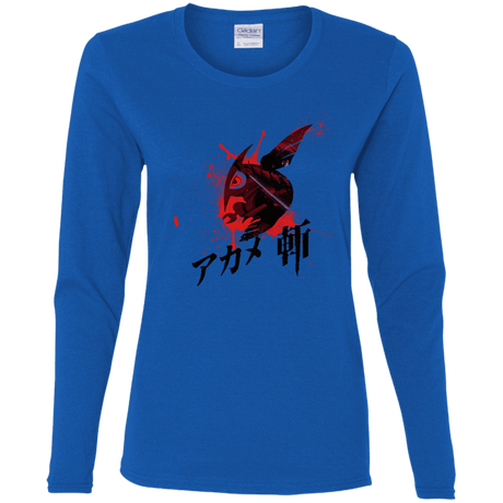 T-Shirts Royal / S Akame Women's Long Sleeve T-Shirt