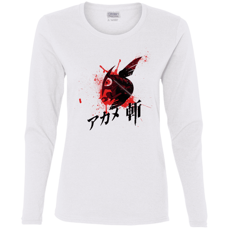T-Shirts White / S Akame Women's Long Sleeve T-Shirt