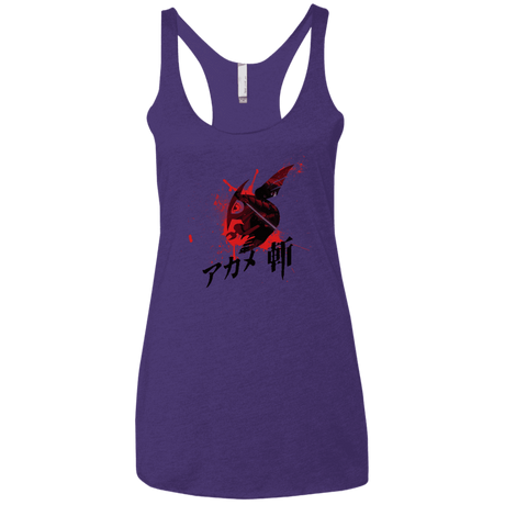 T-Shirts Purple Rush / X-Small Akame Women's Triblend Racerback Tank