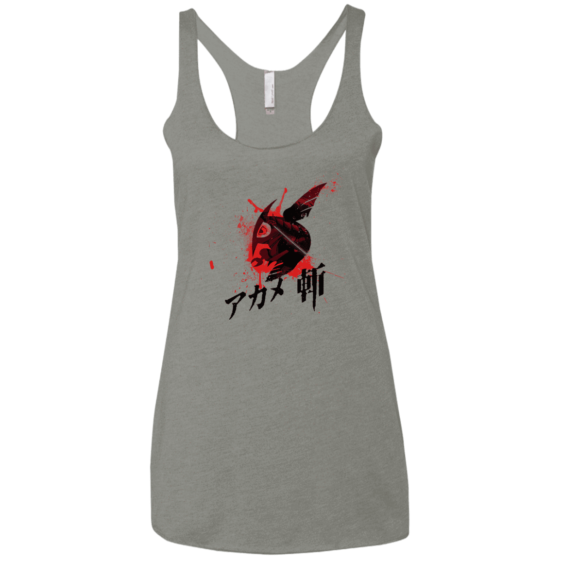 T-Shirts Venetian Grey / X-Small Akame Women's Triblend Racerback Tank