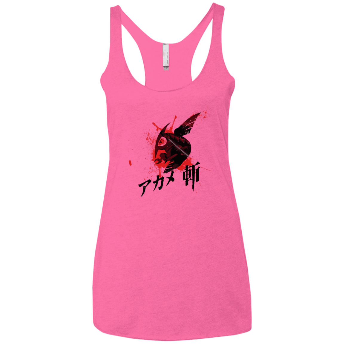 T-Shirts Vintage Pink / X-Small Akame Women's Triblend Racerback Tank