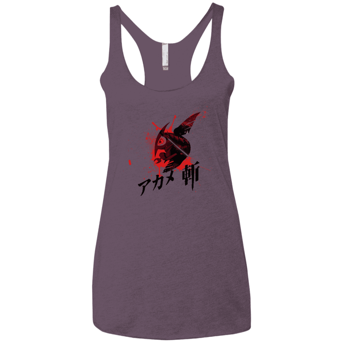 T-Shirts Vintage Purple / X-Small Akame Women's Triblend Racerback Tank