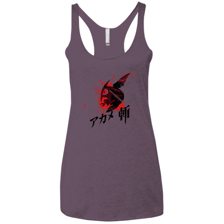 T-Shirts Vintage Purple / X-Small Akame Women's Triblend Racerback Tank
