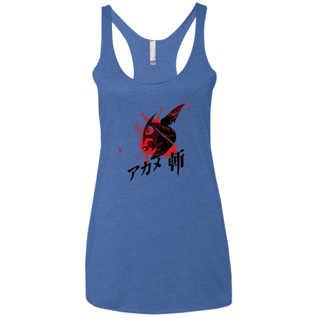 T-Shirts Vintage Royal / X-Small Akame Women's Triblend Racerback Tank
